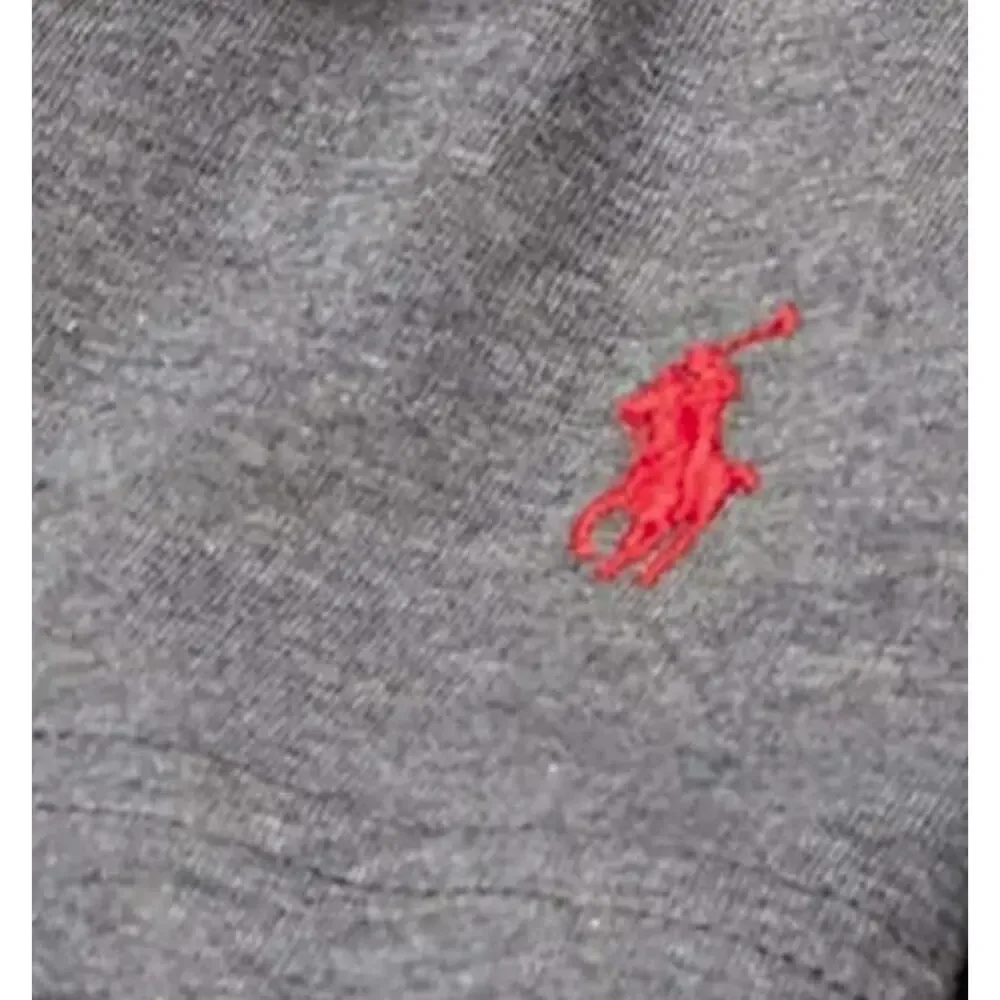 Polo Ralph Lauren Mens Slim Fit Short Sleeve Cotton V-Neck Tee In Gray Small $40